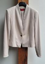 Schitterende blazer in zandkleur van Scarlett in maat 42., Scarlett, Beige, Maat 42/44 (L), Ophalen of Verzenden