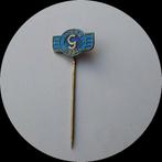 Oud GOGGOMOBIL speldje,  blauw, Verzamelen, Speldjes, Pins en Buttons, Ophalen of Verzenden, Zo goed als nieuw, Transport, Speldje of Pin