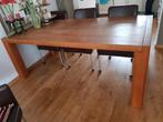 Eiken eettafel 100cm 200cm, Huis en Inrichting, Tafels | Eettafels, Ophalen, 200 cm of meer, 50 tot 100 cm, Zo goed als nieuw