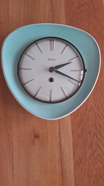 Antiek keramiek Peter Keukenklok Jr50-60 beschikbaar voor biedingen