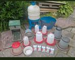 Grote collectie drink + voersilo's drinksilo trapvoerbak enz, Dieren en Toebehoren, Ophalen of Verzenden, Zo goed als nieuw, Drinken en Voederen