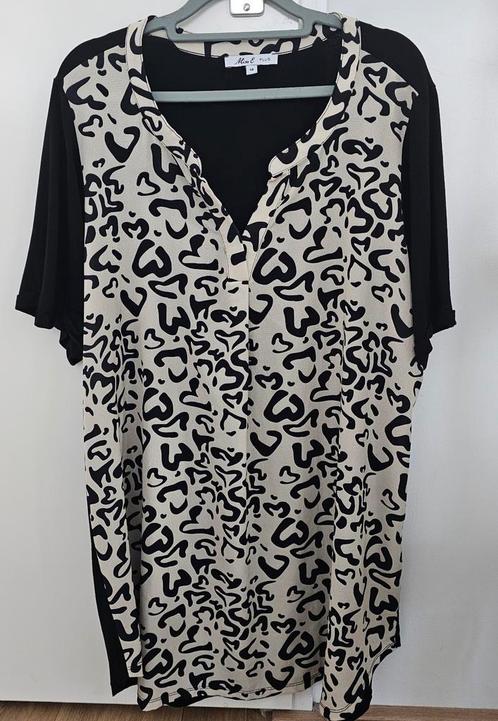 Mis Etam top maat 48, Kleding | Dames, Grote Maten, Gedragen, Blouse of Tuniek, Zwart, Ophalen of Verzenden