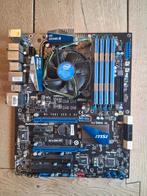 MSI P67A-GD65 (B3) Moederbord, i7 2600, 8GB DDR3, Computers en Software, Moederborden, DDR3, Ophalen of Verzenden, ATX, Niet werkend