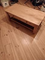 Salontafel met twee lades, Huis en Inrichting, Tafels | Salontafels, Ophalen, Gebruikt, 100 tot 150 cm, 50 tot 100 cm