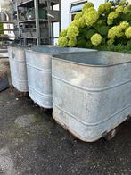 Waskar, Trolley, Zinken kar, Vintage waskar, Buitenkar, Antiek en Kunst, Curiosa en Brocante, Ophalen