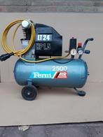 te koop ferm compressor 24 liter, Doe-het-zelf en Verbouw, Compressors, Ophalen, Gebruikt, 6 tot 10 bar, Minder dan 200 liter/min