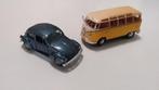 1/43 VW kever 1302 + VW Combi T1 ( volkswagen microbus), Ophalen of Verzenden, Gebruikt, Auto, Gama