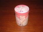 vintage blik met poes poesjes, Verzamelen, Blikken, Ophalen of Verzenden, Overige, Overige merken
