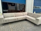 Hoekbank Taupe Velours, Huis en Inrichting, Overige materialen, ---, ---, 300 cm of meer