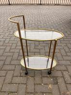 Messing whiskey barretje op wieltjes, Ophalen