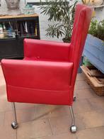 6 eetkamerstoelen, Huis en Inrichting, Stoelen, Ophalen of Verzenden, Gebruikt, Rood, Vijf, Zes of meer stoelen