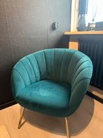 Elegante fauteuil - patrol groen, Huis en Inrichting, Fauteuils, Minder dan 50 cm, Gebruikt, Minder dan 75 cm, Ophalen of Verzenden