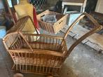 Riet poppenwagen, Antiek en Kunst, Ophalen