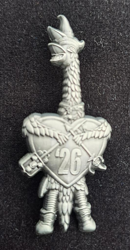 Motto tullepetaontje 2026 pin, Verzamelen, Speldjes, Pins en Buttons, Nieuw, Overige onderwerpen, Ophalen of Verzenden