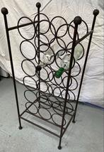 Smeedijzeren wijnrek voor 18 flessen, Huis en Inrichting, Woonaccessoires | Wijnrekken, Ophalen, 15 tot 25 flessen, Zo goed als nieuw