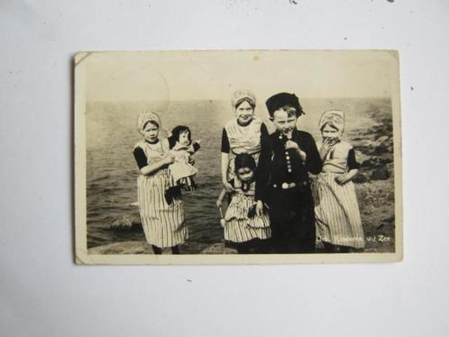 Ansichtkaarten Nederland, TC 8-43 Urk, kinderen v.d. Zee1957, Verzamelen, Ansichtkaarten | Nederland, Gelopen, Flevoland, 1940 tot 1960
