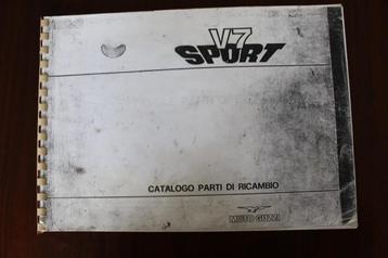 Moto Guzzi V7 Sport catalogo parti di ricambio onderdelen beschikbaar voor biedingen