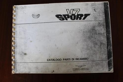Moto Guzzi V7 Sport catalogo parti di ricambio onderdelen, Motoren, Handleidingen en Instructieboekjes, Ophalen of Verzenden