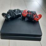PlayStation4 Slim  +2 controllers 1TB, Spelcomputers en Games, Spelcomputers | Sony PlayStation 4, Ophalen, Gebruikt, Met 2 controllers