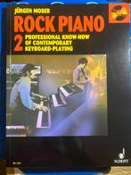 Bladmuziek Rock Piano 2 (met cd) - Jürgen Moser, Ophalen of Verzenden, Zo goed als nieuw, Thema, Piano