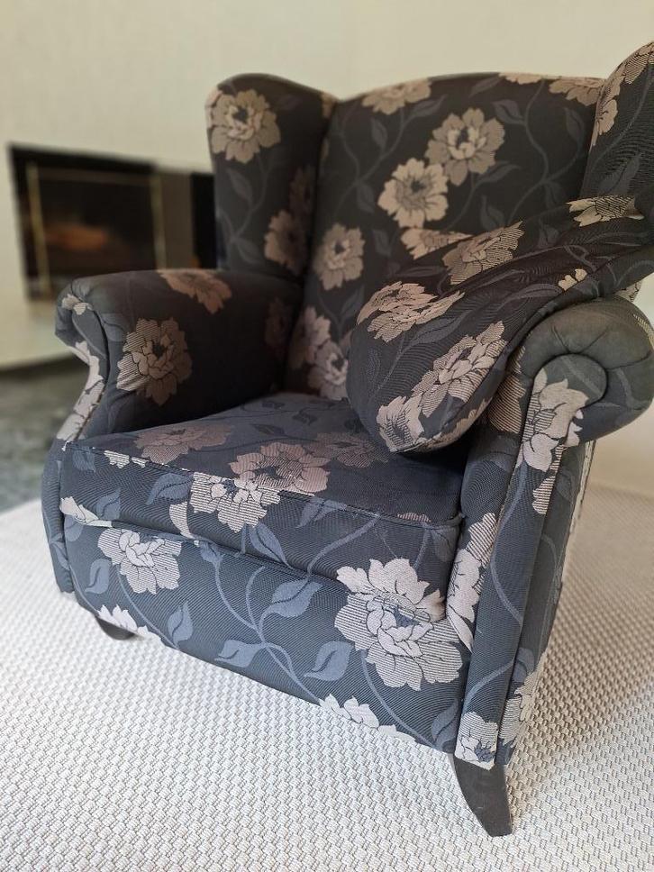 fauteille, Huis en Inrichting, Fauteuils, Zo goed als nieuw, Stof, 50 tot 75 cm, Minder dan 75 cm, Ophalen