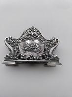 Zilveren serverhouder 1935 - herberg tafereel, Ophalen of Verzenden, Zilver