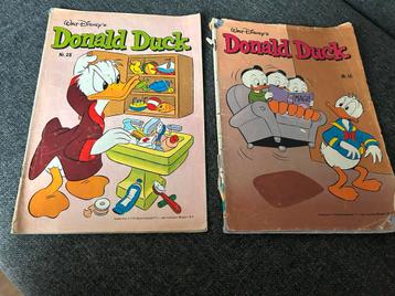 Donald Duck 16 & 28 - Vintage Strips beschikbaar voor biedingen