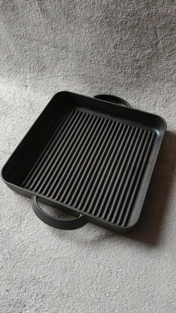 Grote gietijzeren grillpan Ikea Favorit - 28x28cm  - 3865 gr beschikbaar voor biedingen