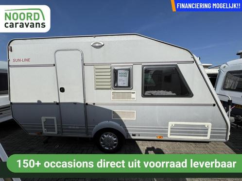 Kip SUNLINE 41 TTZ, FIETSENDRAGER, VOORTENT, DWARSBED,TOILET, Caravans en Kamperen, Caravans, Bedrijf, tot en met 4, 750 - 1000 kg