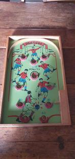 Vintage voetbal flipperkast knikkerspel match, Verzamelen, Ophalen of Verzenden, Gebruikt