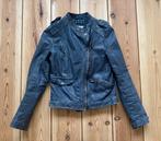 McGregor - Leren jas / jacket - Grijs / Blauw Leer - maat 40, Maat 38/40 (M), McGregor, Blauw, Ophalen of Verzenden