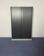 75 x Roldeurkast Ahrend, aluminium/zwart, H 195 x B 120 cm.