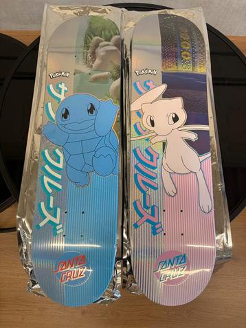 Santa Cruz Pokémon Skateboard Set - Mew & Squirtle beschikbaar voor biedingen