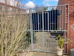 Corton kennelpanelen 150 x 192 (1 met deur), Ophalen of Verzenden, Gebruikt, IJzer