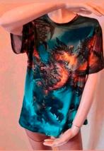 Nieuw shirt met draken print maat S.  Unisex, Ophalen of Verzenden, Nieuw, Maat 46 (S) of kleiner, Groen
