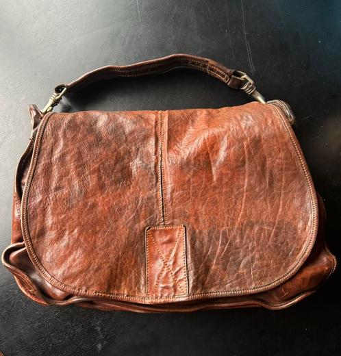 Campomaggi tas cognac kleur, Sieraden, Tassen en Uiterlijk, Tassen | Schoudertassen, Zo goed als nieuw, Bruin, Ophalen of Verzenden