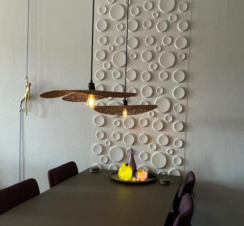 Hanglampen, Huis en Inrichting, Lampen | Hanglampen, Zo goed als nieuw, Minder dan 50 cm, Hout, Ophalen