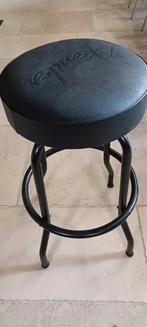 Fender embossed black logo barstool kruk, Ophalen, Zo goed als nieuw