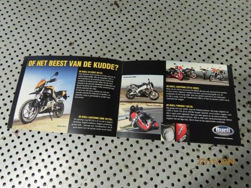 Folder - Reclame Buell American Motorcycles o.a. Ulysses & F, Verzamelen, Automerken, Motoren en Formule 1, Zo goed als nieuw