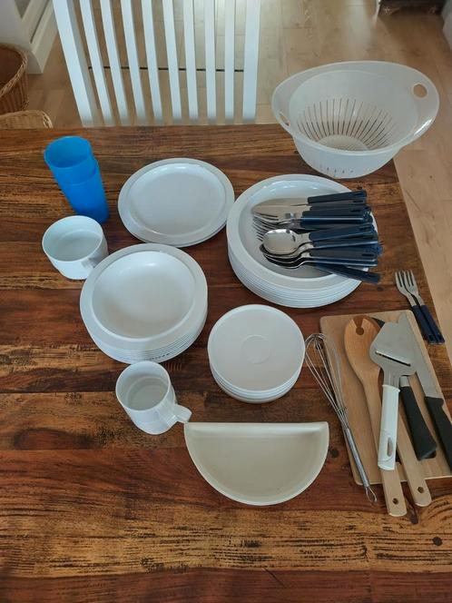Mepal camping servies en bestek, Caravans en Kamperen, Kampeeraccessoires, Zo goed als nieuw, Ophalen of Verzenden