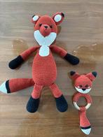 Gehaakte vos knuffel en rammelaar, Ophalen of Verzenden, Nieuw