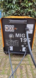 Giant Mig 195 Lasapparaat, Doe-het-zelf en Verbouw, Gereedschap | Lasapparaten, Ophalen, Gebruikt, 150 tot 250 ampère, Co2