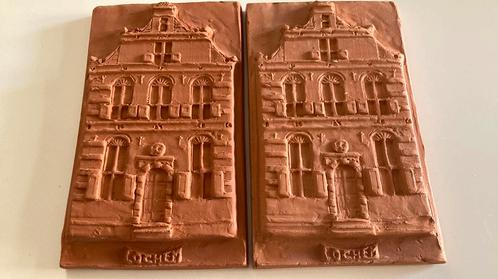 2 Egbert Boonstra Oude Stadhuis LOCHEM tegel PRIJS PER STUK, Antiek en Kunst, Curiosa en Brocante, Verzenden