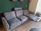 Goossens Dallas 4-zitsbank met elektrische relaxfunctie, Ophalen, 75 tot 100 cm, Zo goed als nieuw, Modern