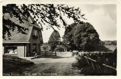 Hoog Soeren - Weg naar de Dassenberg - 1948 gelopen, Verzamelen, Ansichtkaarten | Nederland, Gelopen, Utrecht, 1940 tot 1960, Ophalen of Verzenden