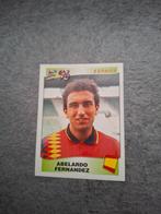 Panini sticker Euro 96 England. Abelardo Fernandez Spanje., Verzenden, Zo goed als nieuw, Sticker