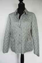 FUCHS SCHMITT Bijzondere Zilvergrijze Gecapitonneerde Jas 38, Maat 38/40 (M), Ophalen of Verzenden, Zo goed als nieuw, Fuchs Schmitt