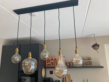 KARWEI Hanglamp Ise Zwart - 5 Lichts beschikbaar voor biedingen