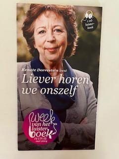 Renate Dorrestein - Liever horen we onszelf beschikbaar voor biedingen