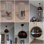 Vintaga midcentury org. Disneylamp glas, Ophalen of Verzenden, Zo goed als nieuw, Glas, Minder dan 50 cm